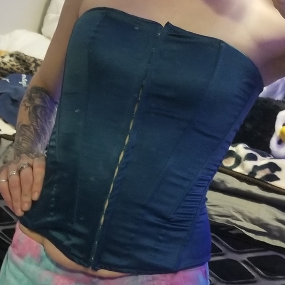 Size small dark navy corset - Picture 2 of 8